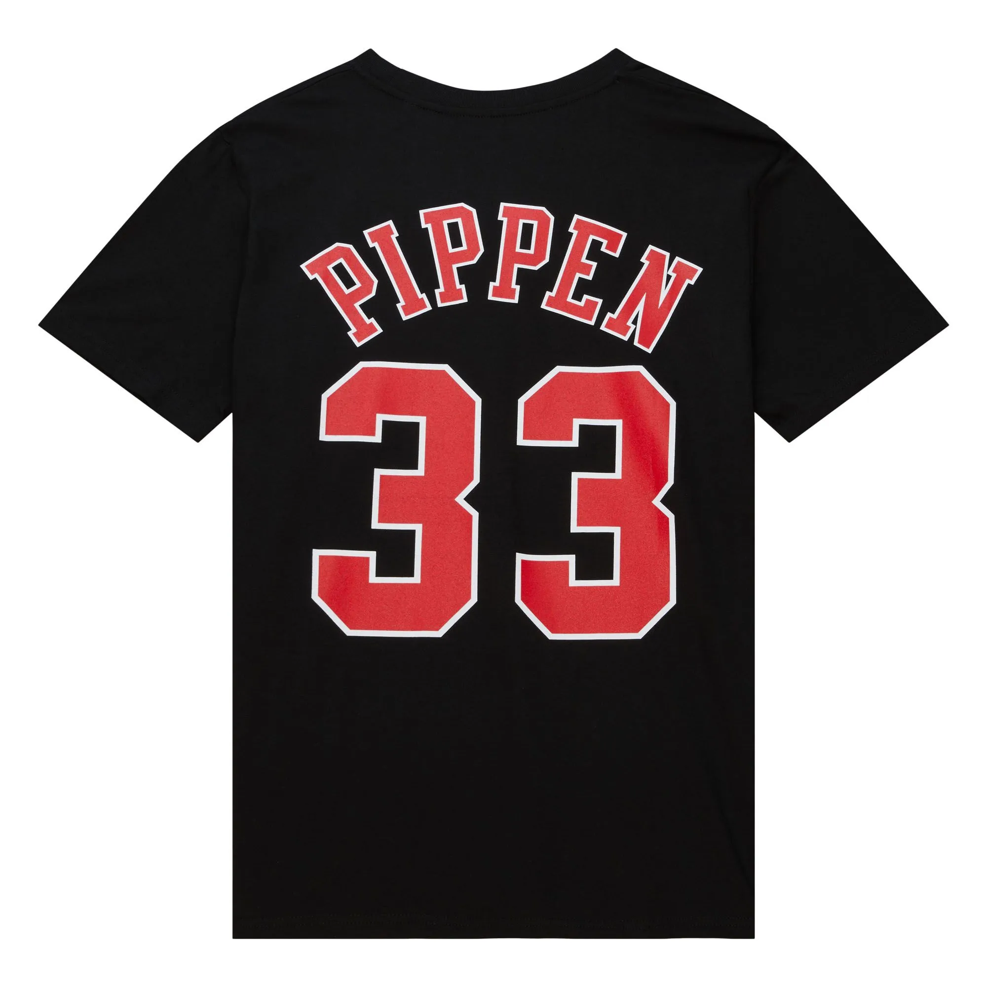 Scottie Pippen #33 Chicago Bulls NBA Mitchell & Ness Player T-Shirt Schwarz Scottie Pippen #33 Chicago Bulls NBA Mitchell & Ness Player T-Shirt Schwarz