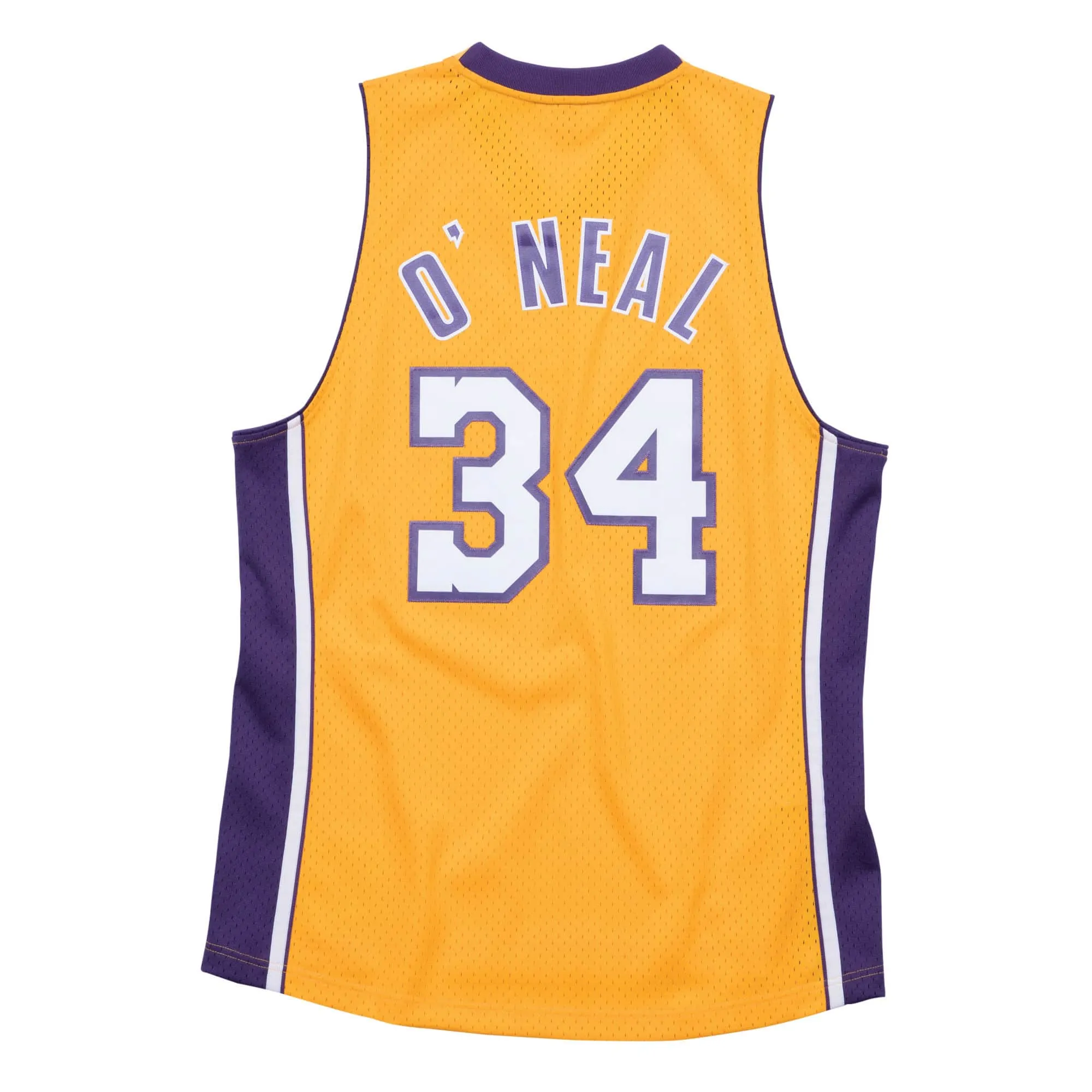 Shaquile O'Neal #34 Los Angeles Lakers 99 NBA Mitchell & Ness Swingman Trikot Gelb Shaquile O'Neal #34 Los Angeles Lakers 99 NBA Mitchell & Ness Swingman Trikot Gelb