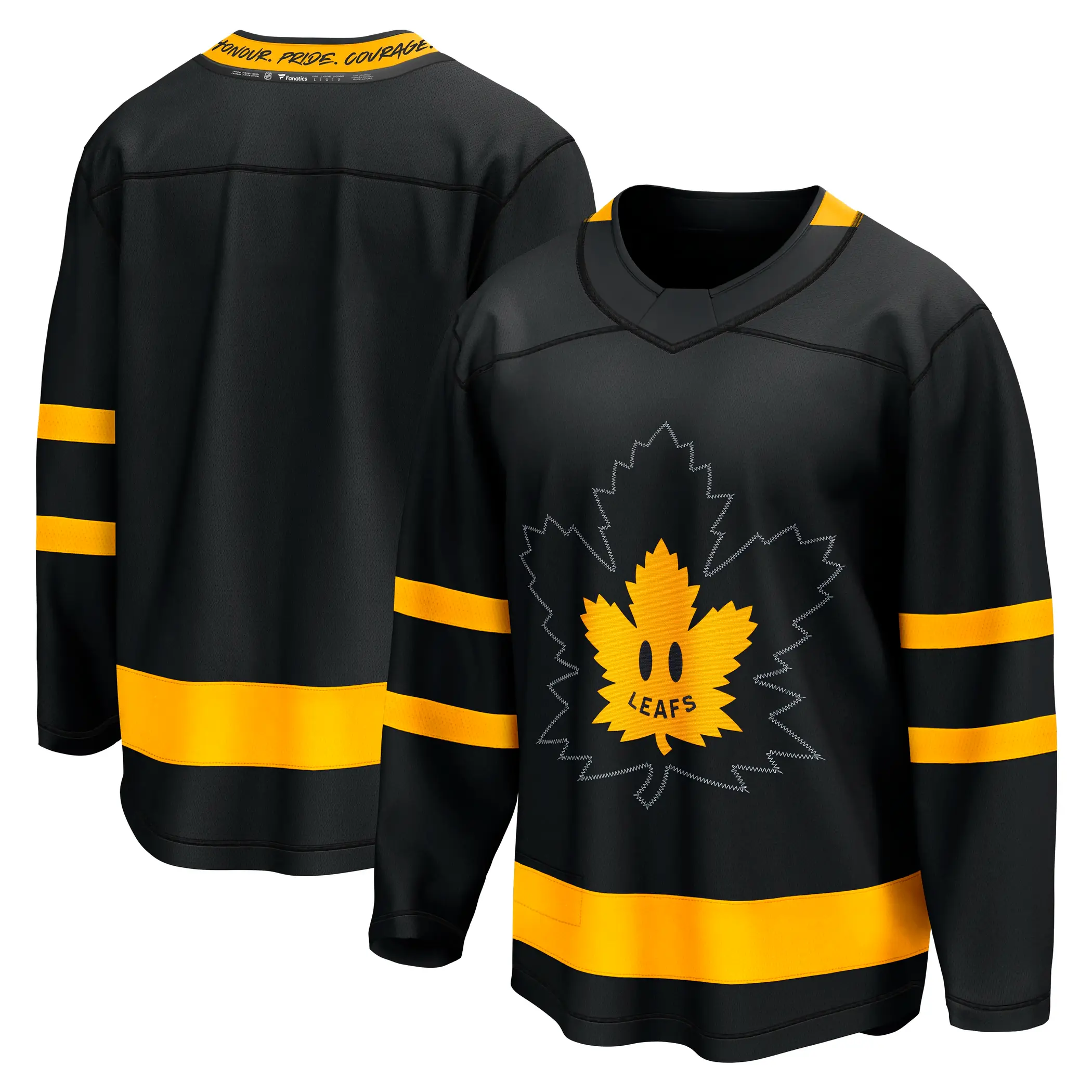 Toronto Maple Leafs NHL Eishockey Fanatics Breakaway Trikot Alternate Schwarz