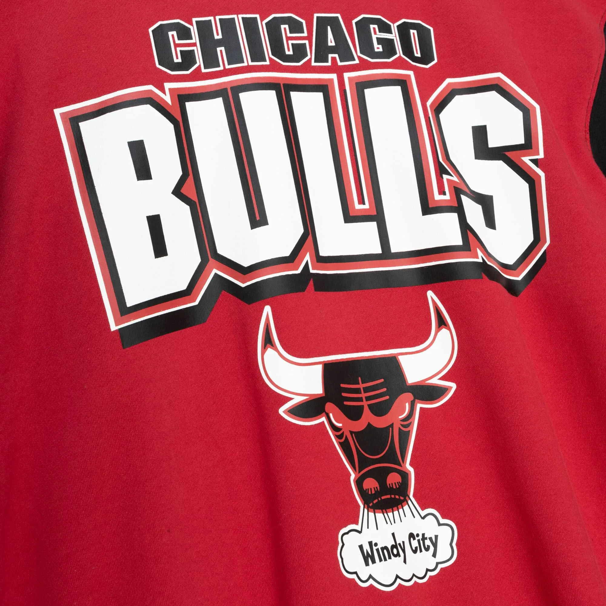 Chicago Bulls NBA Mitchell & Ness All Over Crew 2.0 Sweatshirt Chicago Bulls NBA Mitchell & Ness All Over Crew 2.0 Sweatshirt