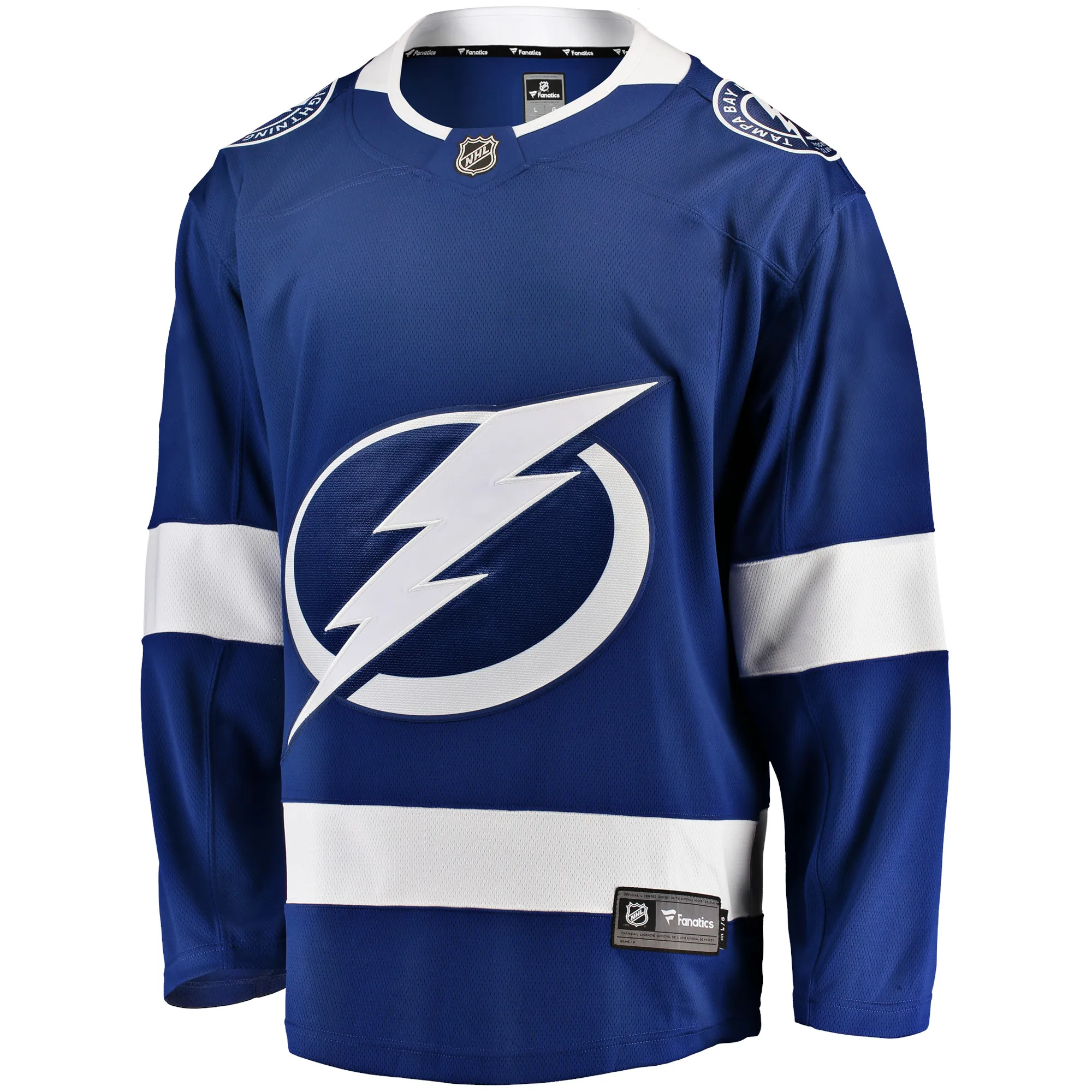 Tampa Bay Lightning NHL Eishockey Fanatics Breakaway Trikot Home Blau