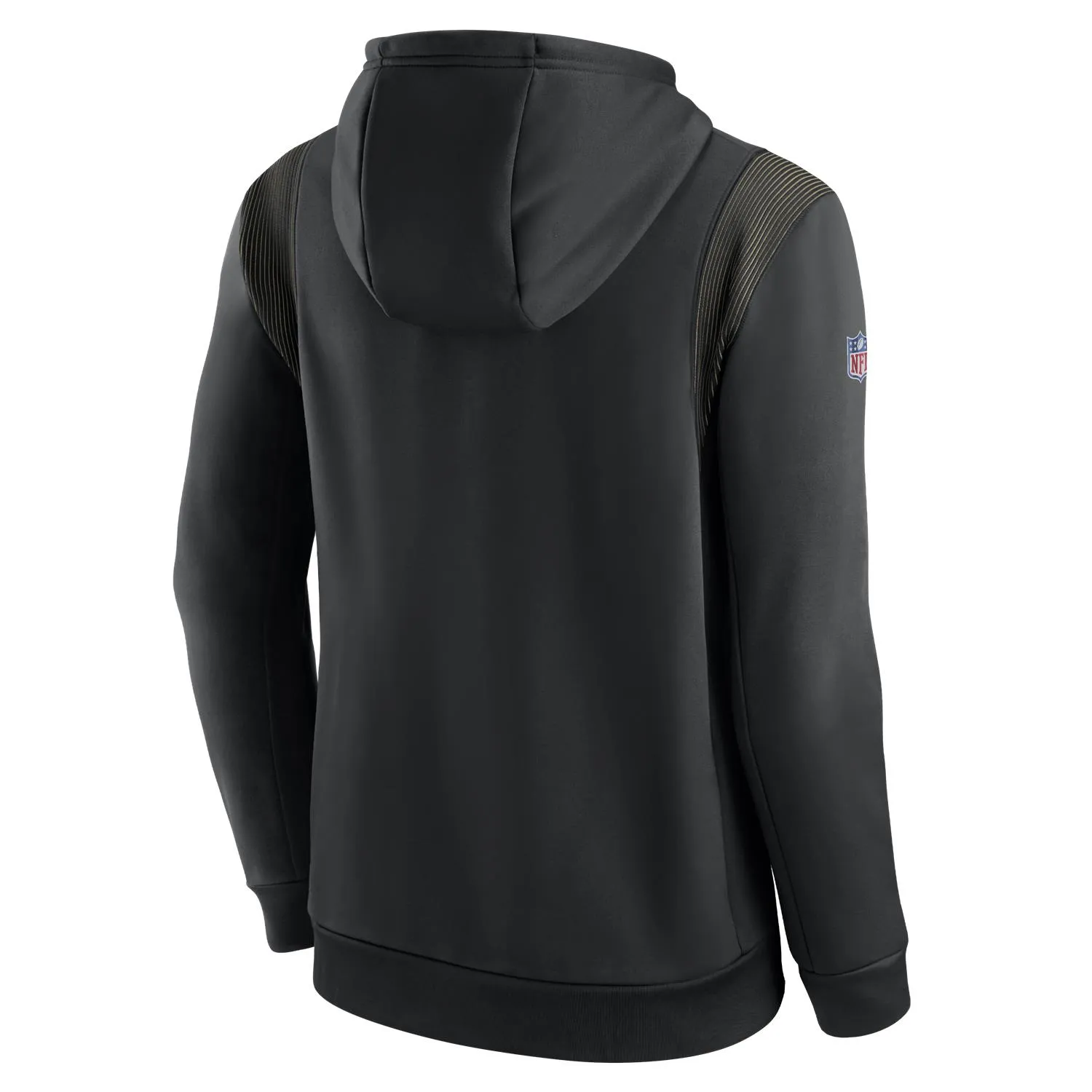 New Orleans Saints NFL Nike Sideline 2021 Therma Hoodie Schwarz