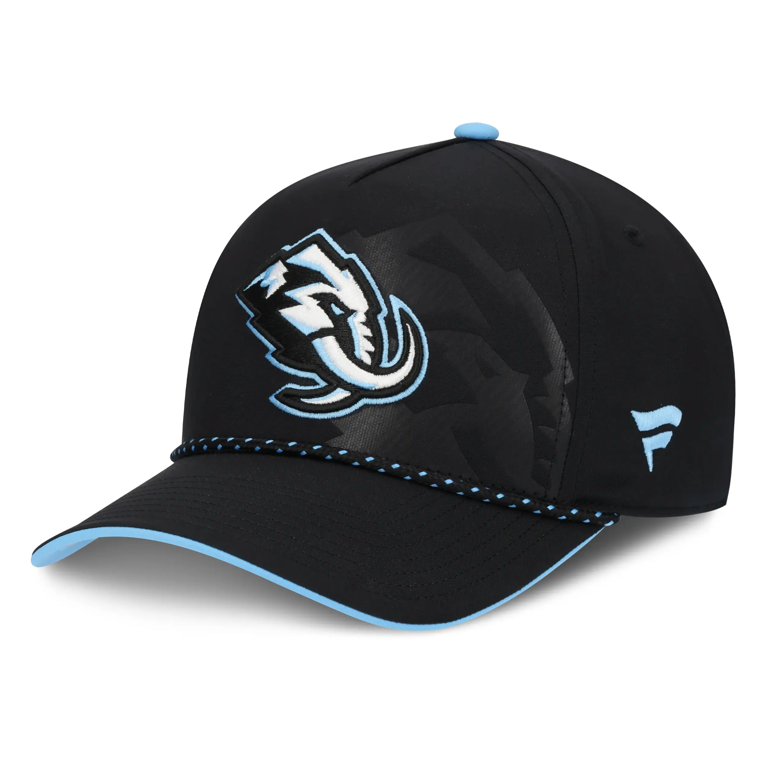 Utah Mammoth NHL Fanatics Draft 2026 Snapback Schwarz / Blau