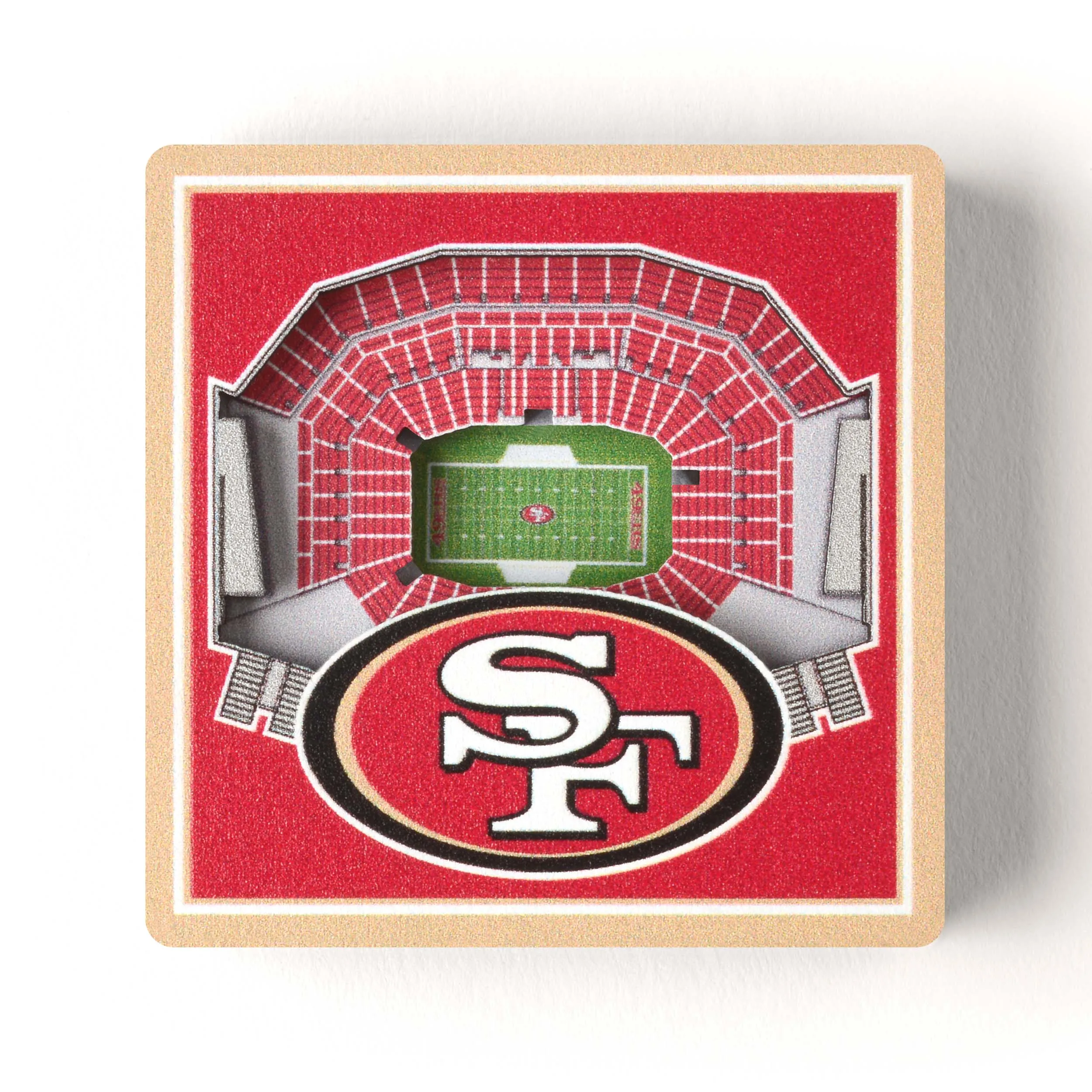 San Francisco 49ers NFL YouTheFan! 3D StadiumView Magnet